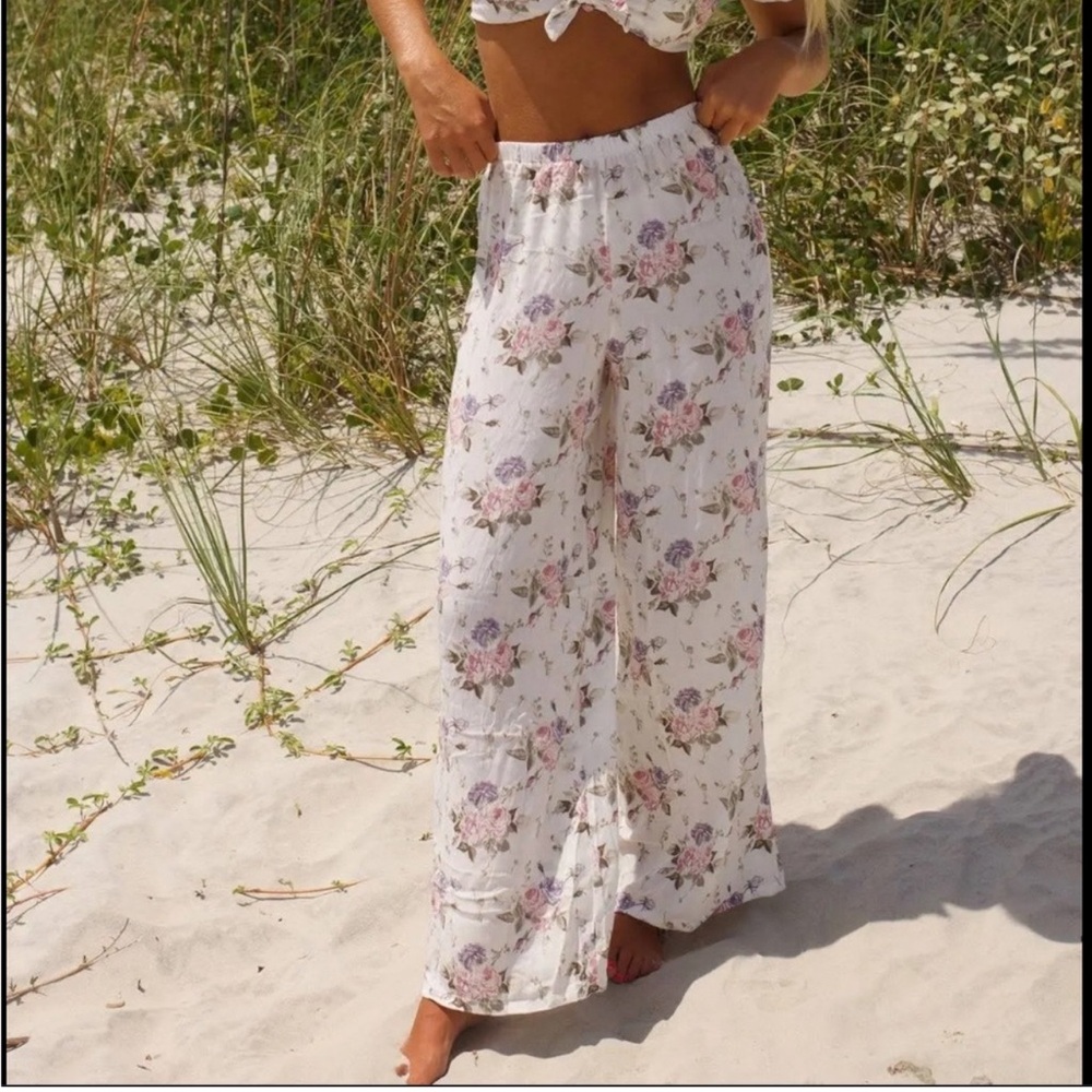 Dippin Daisys Floral Milan Elastic Waistband Pant. Size XL. NWT
